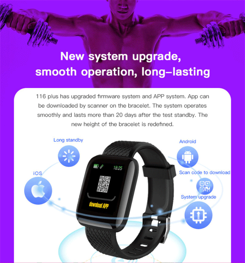 116PLUS Smart Wrist Watch